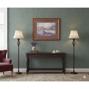 Vintage Betty Felder "Thru Gods Grace" Depicting A School, Flowers, Lithograph